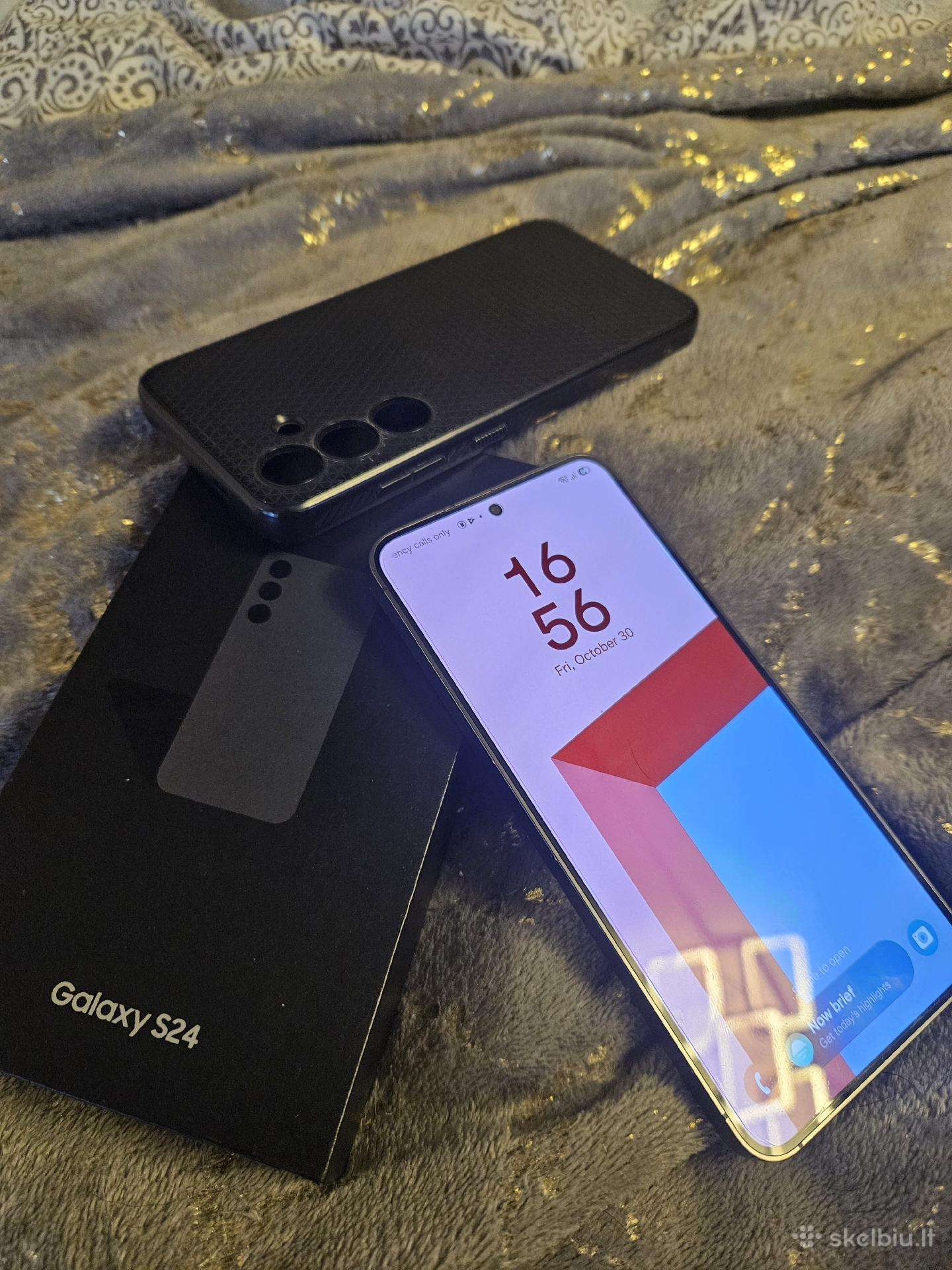 Samsung S24 256gb Black Labai Geros Būklės
