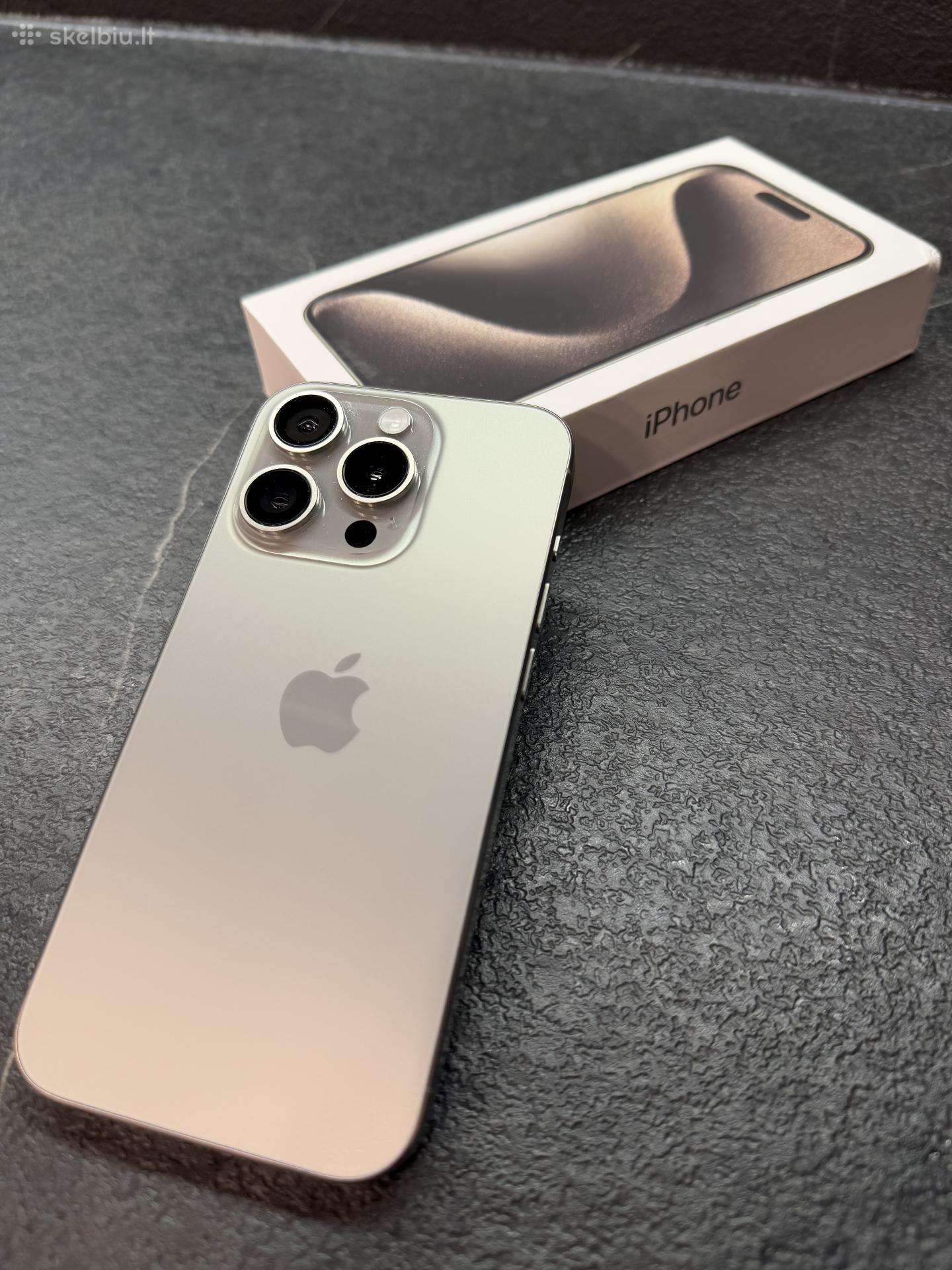 iPhone 15 Pro Natural Titanium 128gb