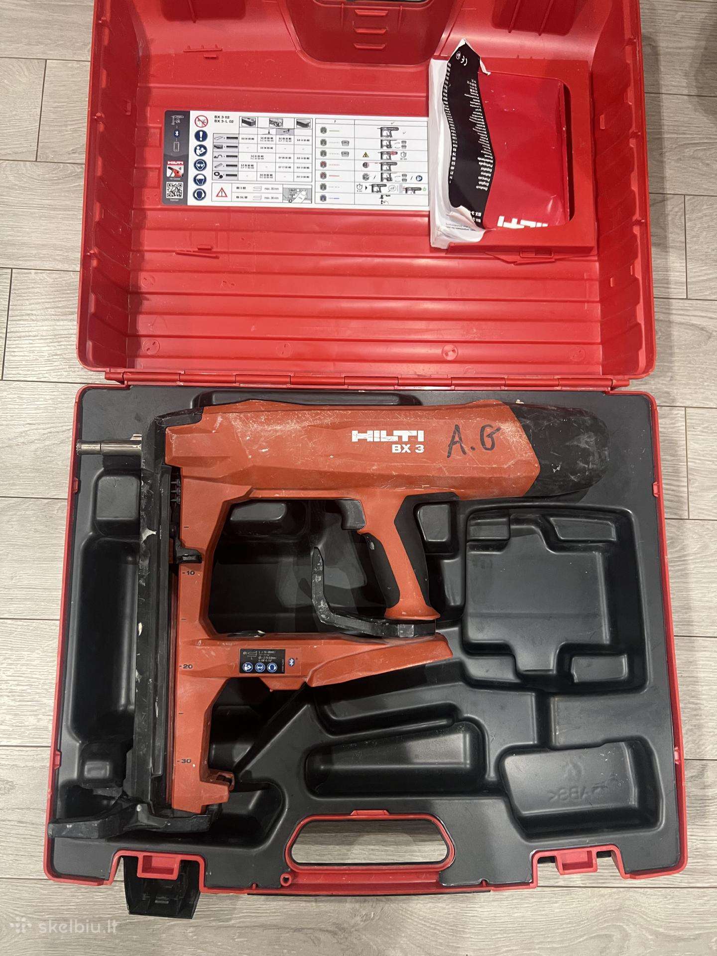 Hilti bx3 viniakalė/šautuvas