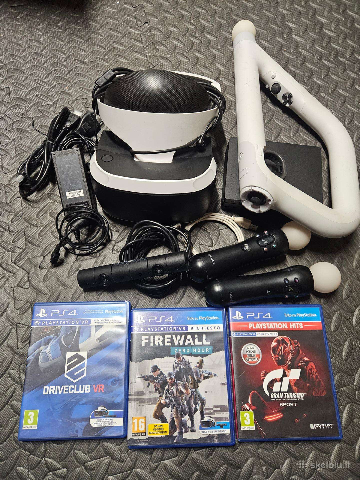 Ps Vr akiniai pilniausias komplektas