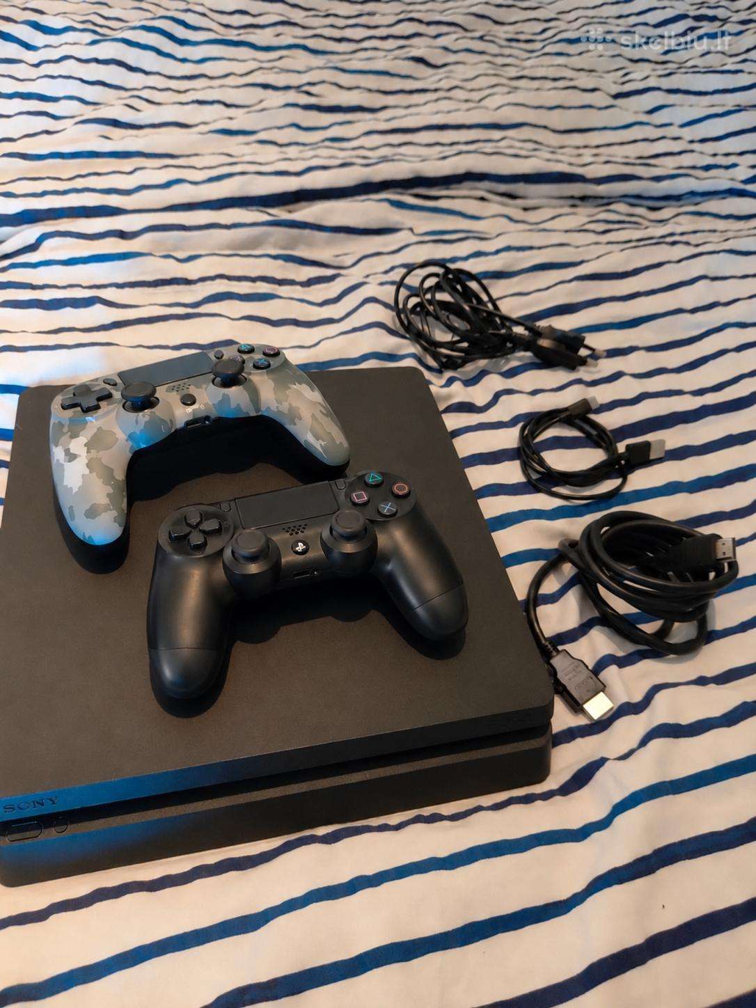 Playstation 4 slim 1tb + žaidimas