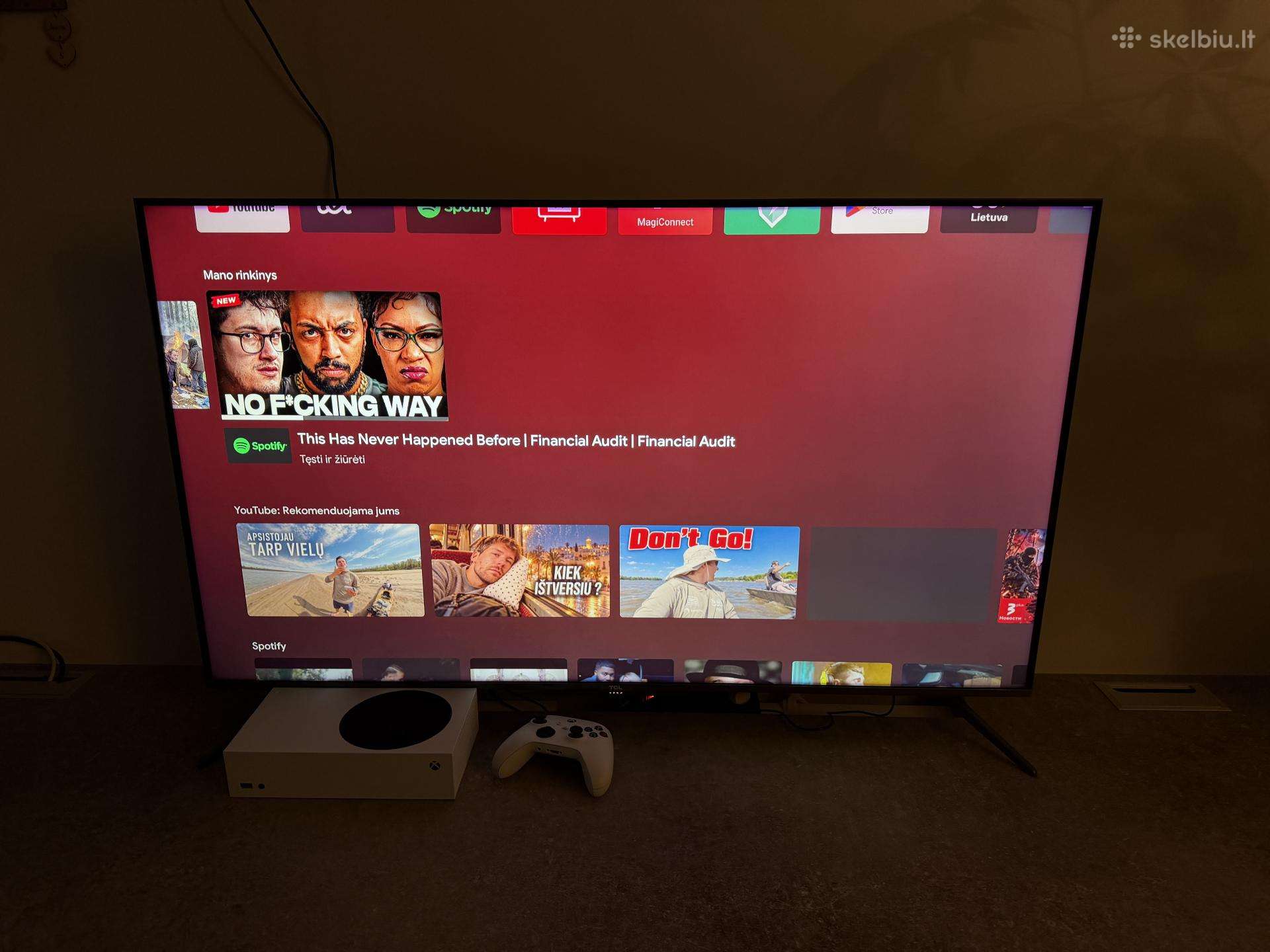 Parduodamas Tcl 50" Qled 4k Smart TV (50c715)
