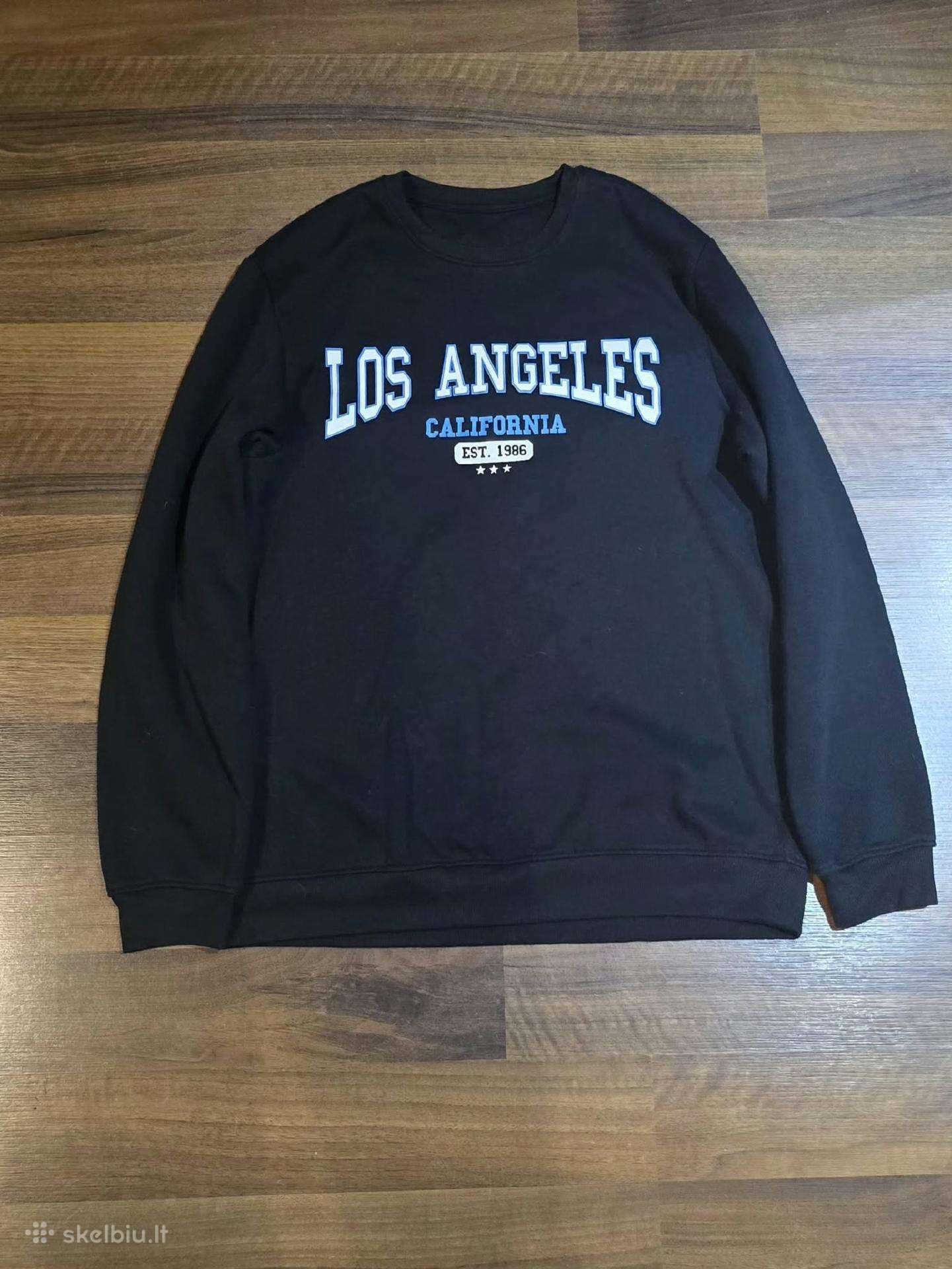 Juodas „Los Angeles California“ džemperis