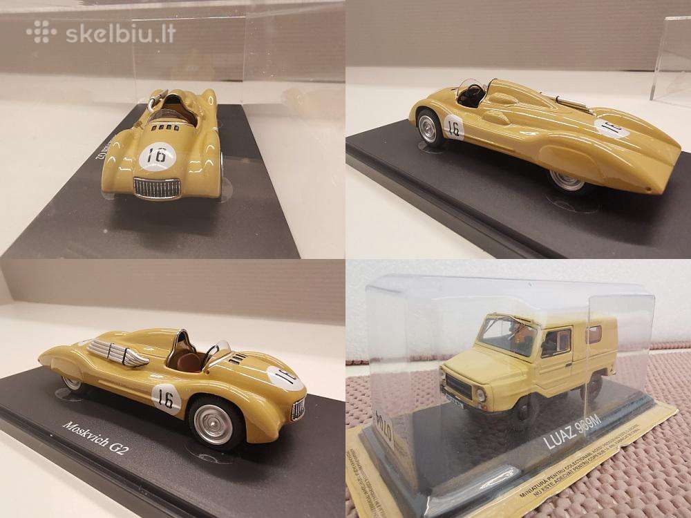 1:43 Rusiškų Įvairių Automobilių Modeliai