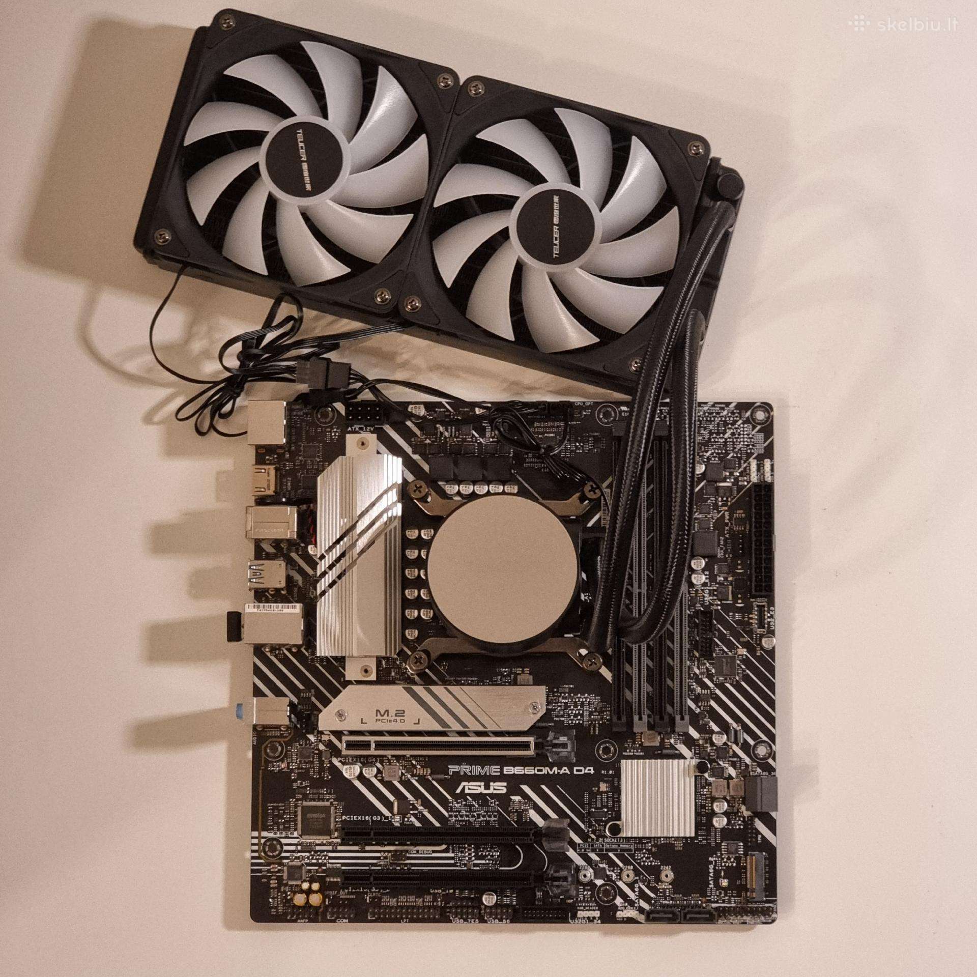 Intel i7-13700f +Asus Prime B660m-a D4 +240mm Ai