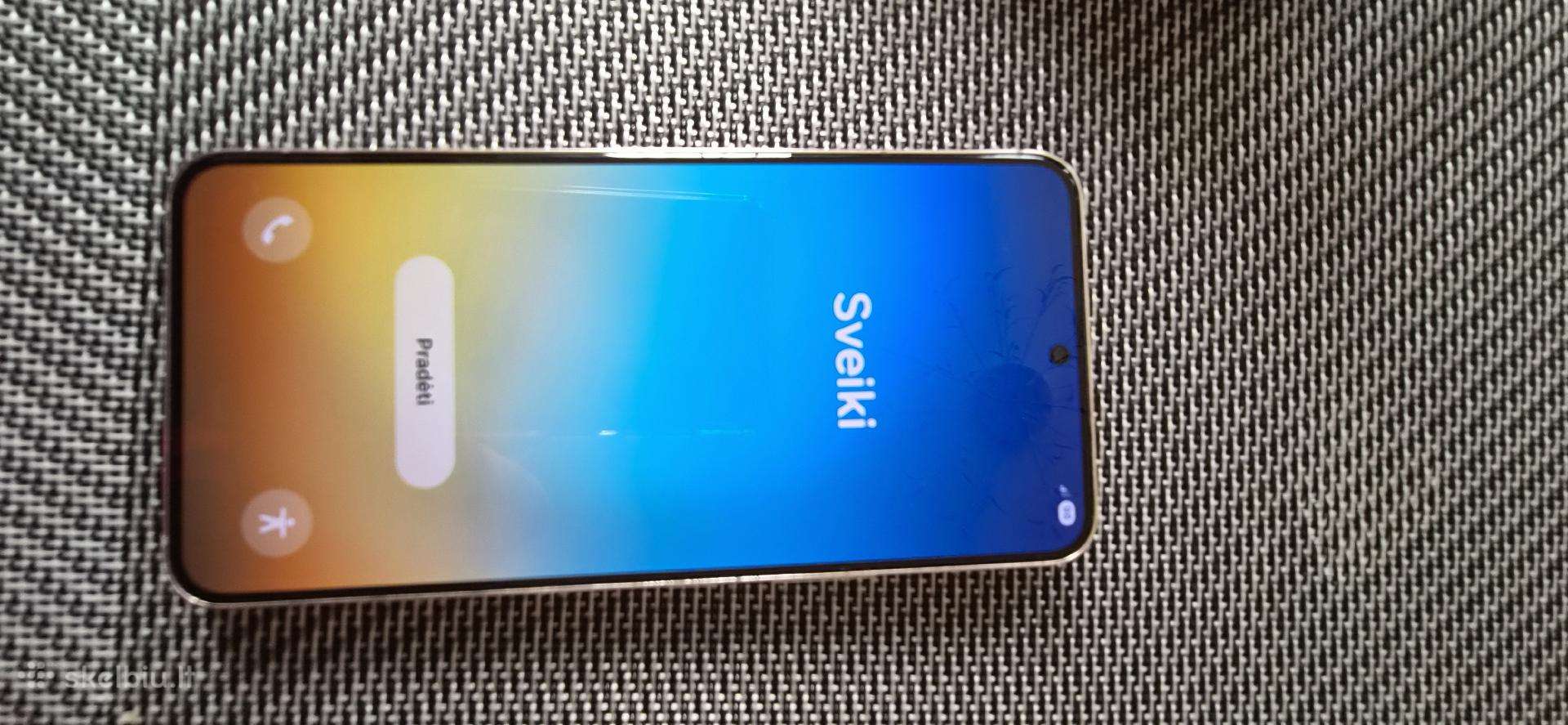Samsung S22 idealios būklės 128gb