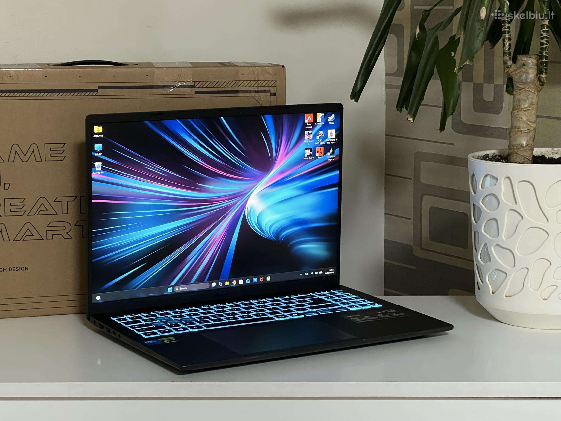 Parduodamas Asus V16 su Rtx 5060, Core 5, 1tb.