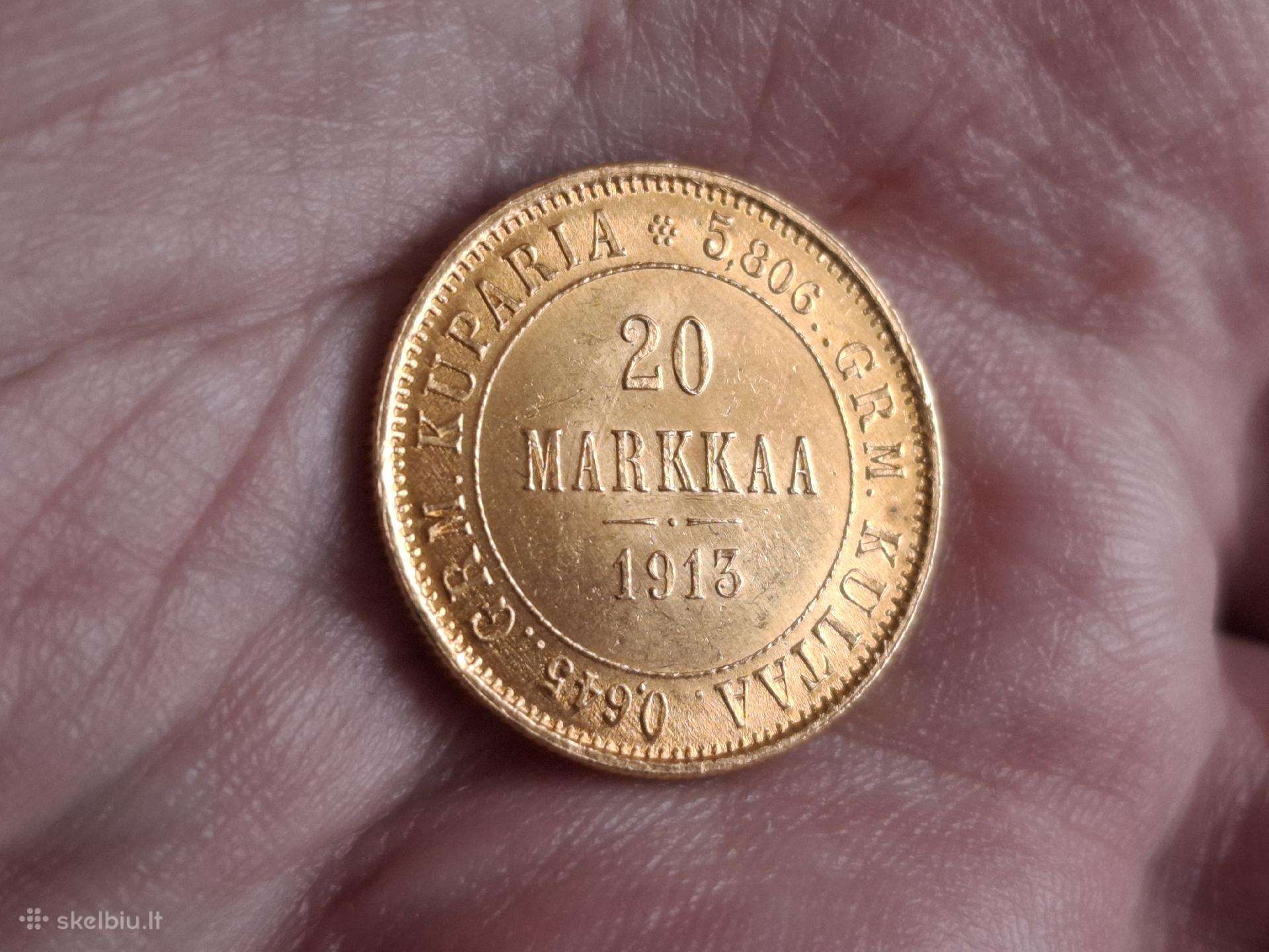 Suomija 20 markų 1913