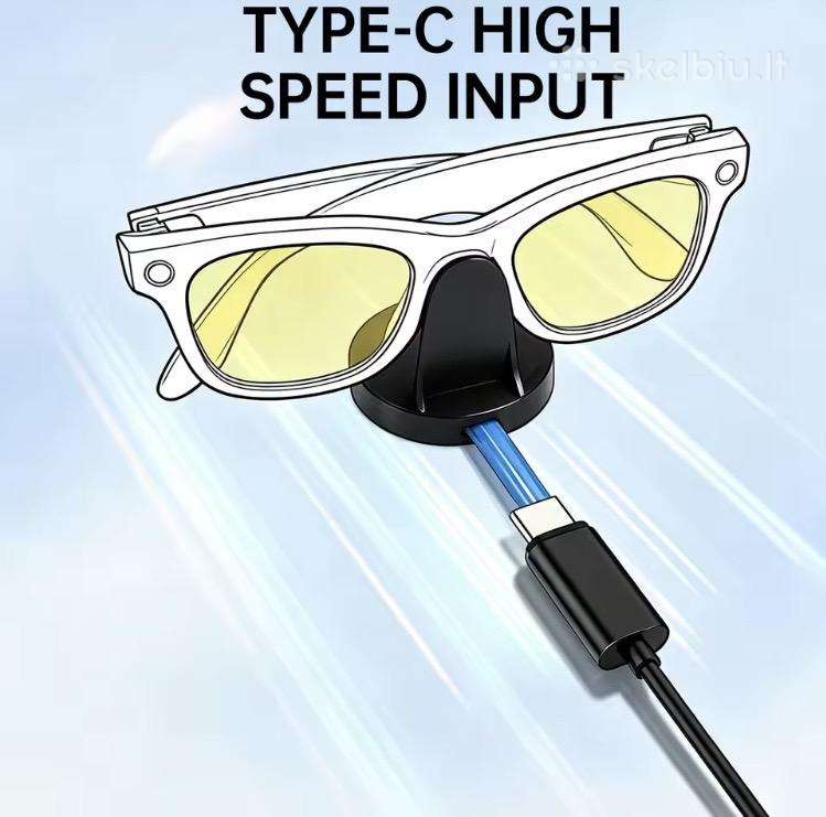 Ray-ban Meta įkrovimo dėklas stotelė
