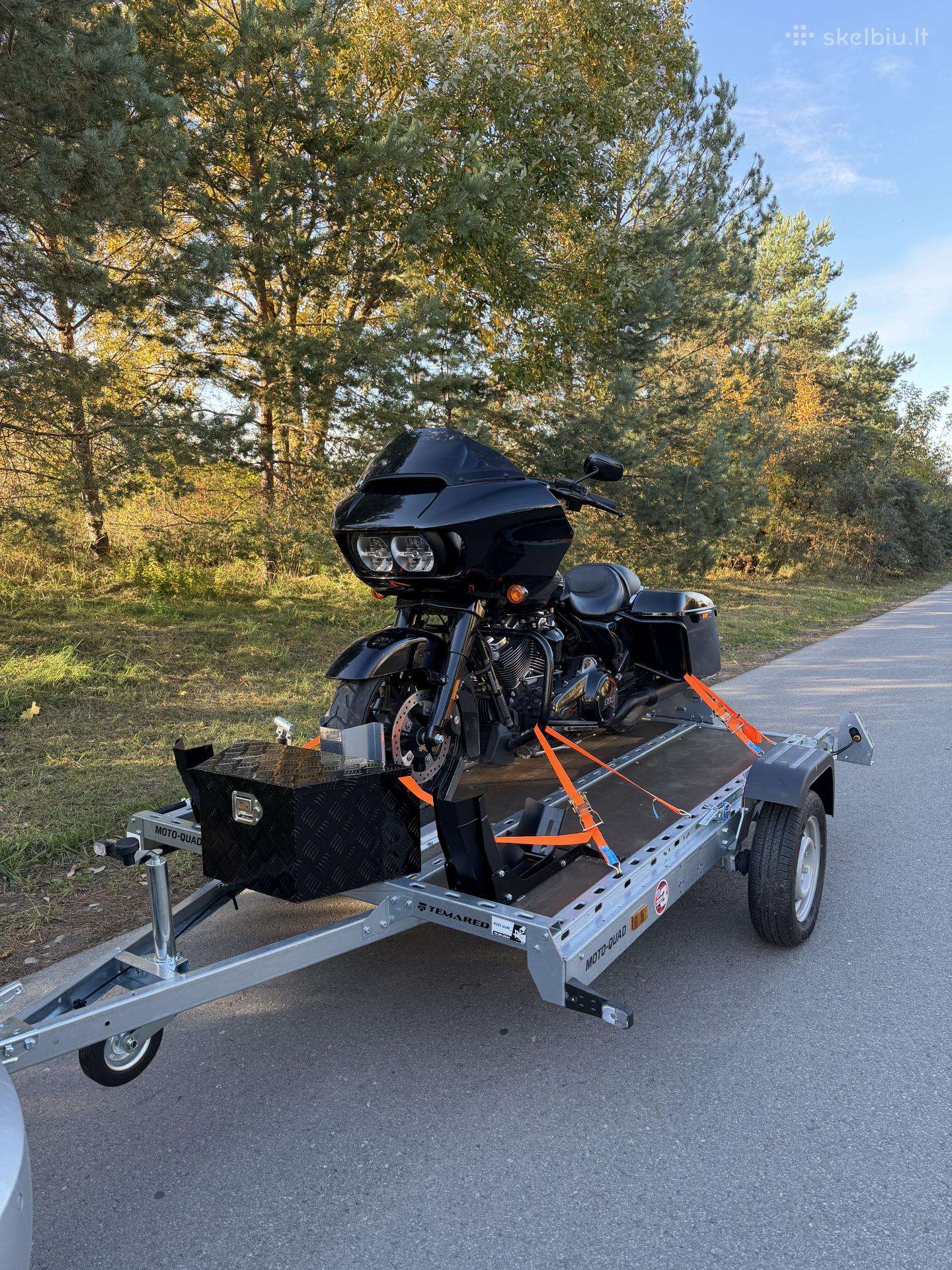 Motociklų ir keturračių priekabos nuoma Vilniuje