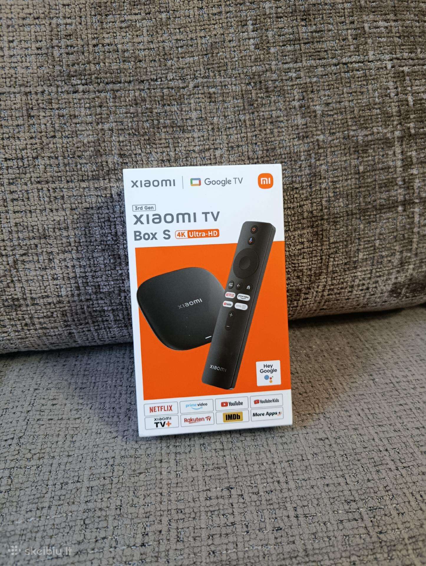 Naujas Xiaomi TV Box S 3rd gen imtuvas.