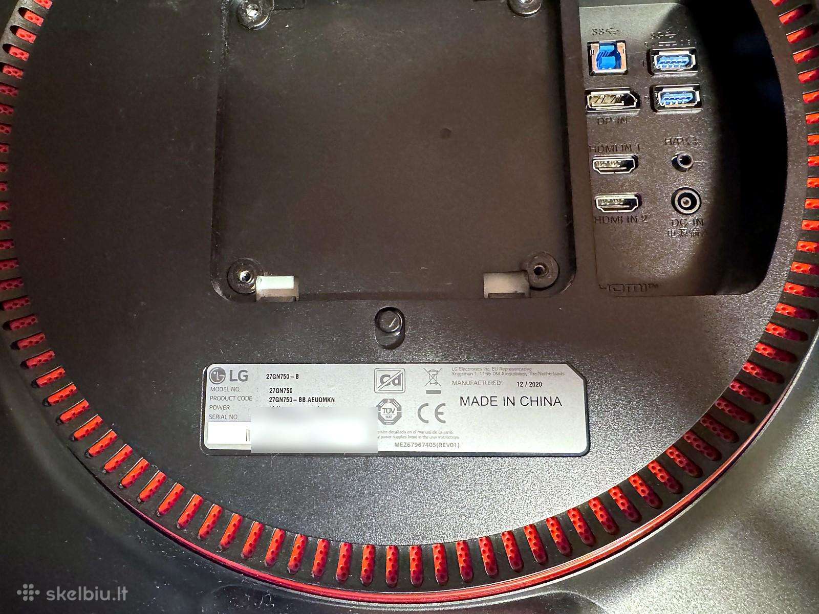 LG Ultragear 27gn750-b