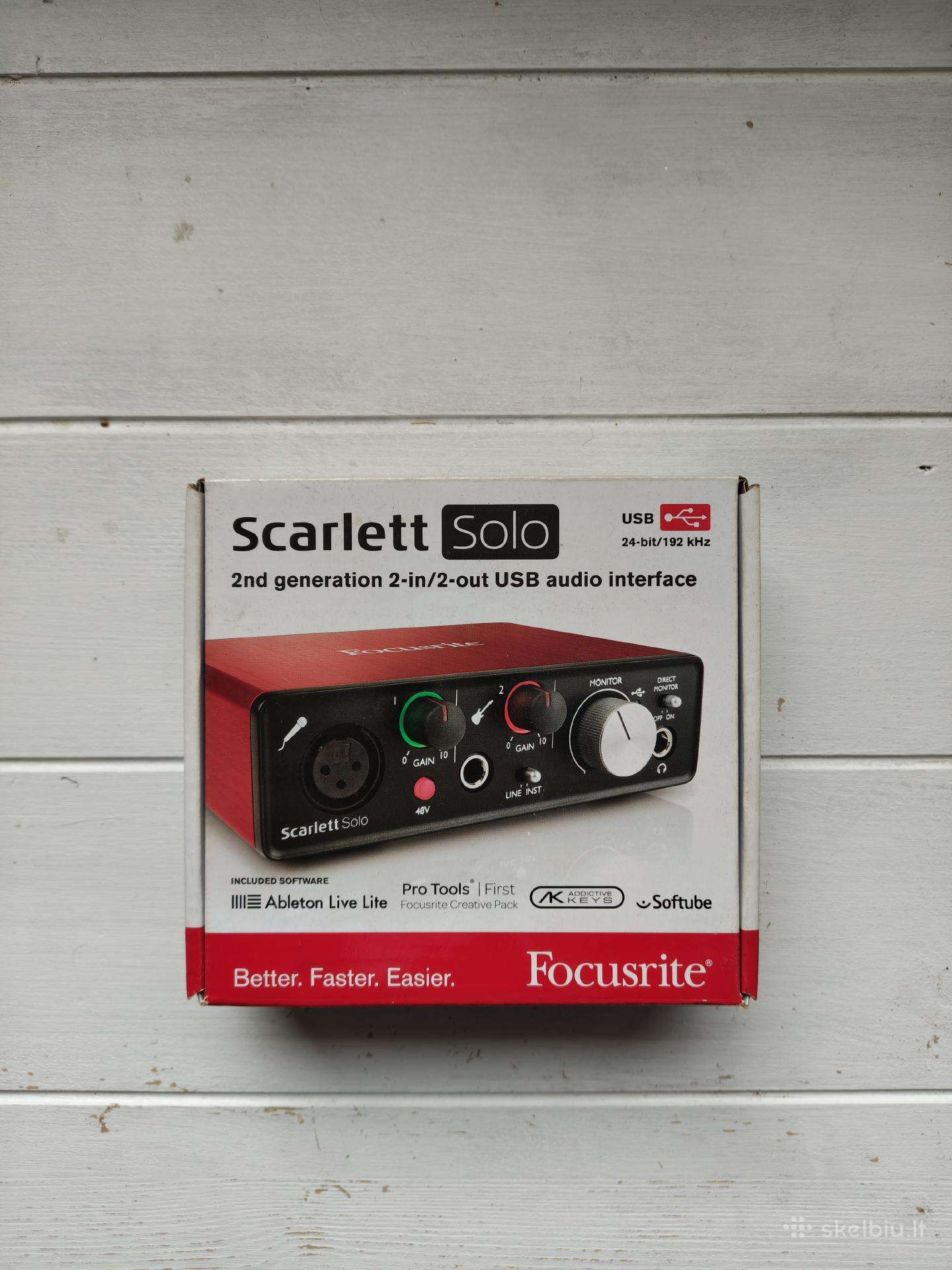 Focusrite Scarlett Solo (2nd Gen)