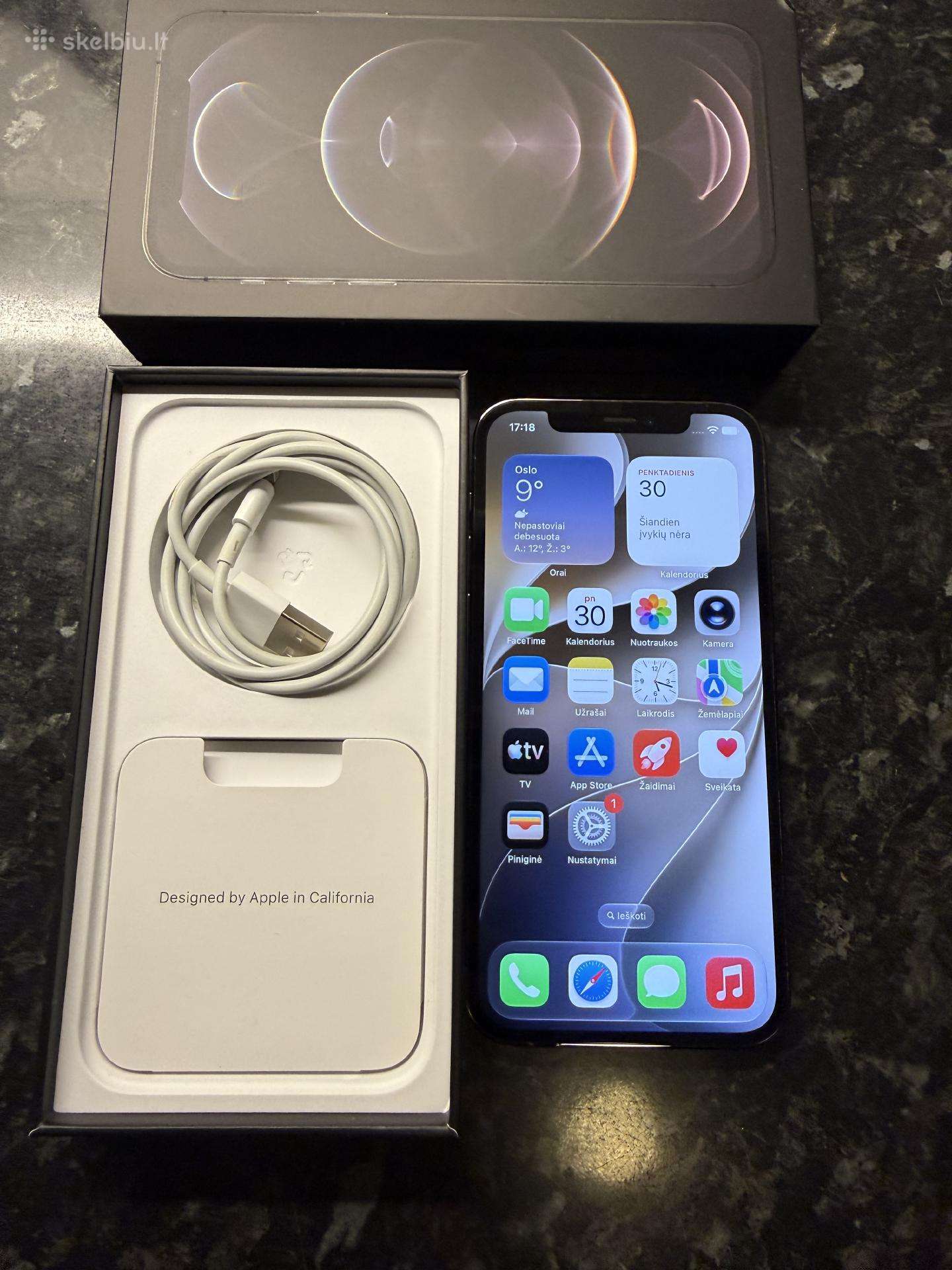 iPhone 12pro, 128gb kaip naujas