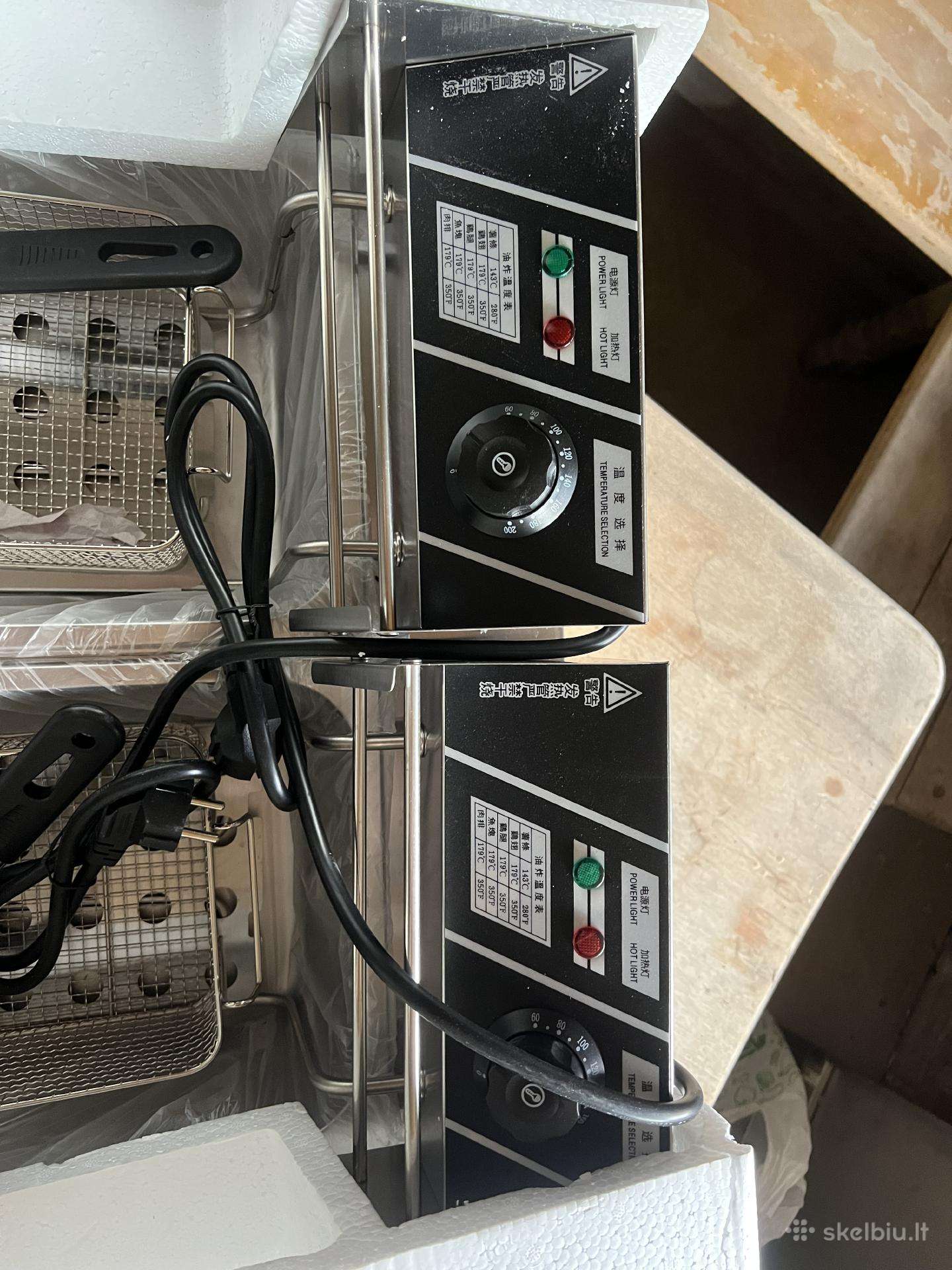 Dviguba elektrinė gruzdintuvė – nauja