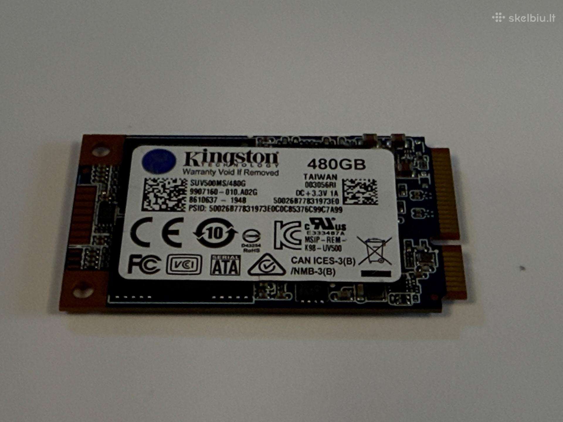 Kingston Uv500 480gb msata SSD Sata III
