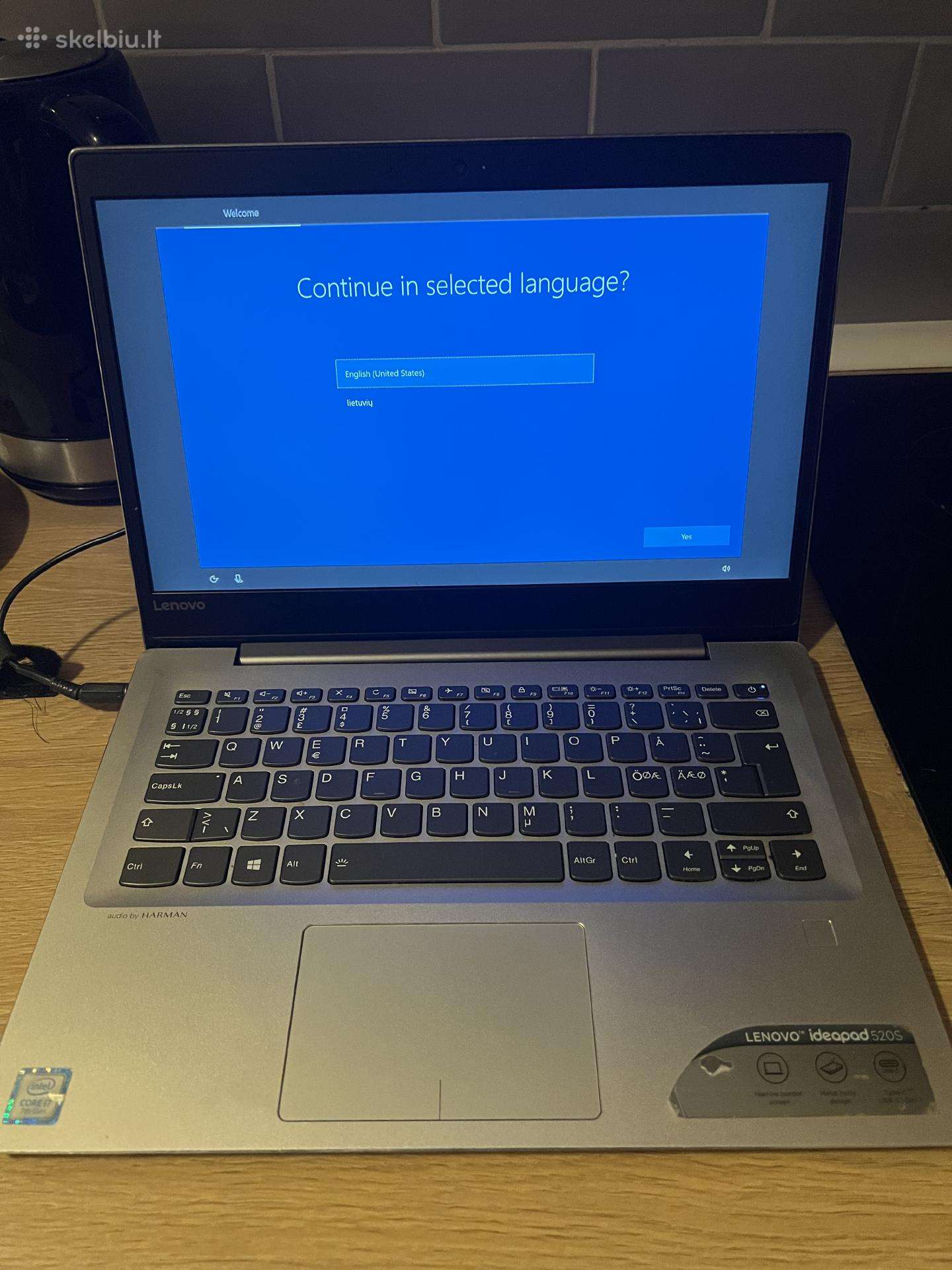 Parduodamas Lenovo Ideapad 520s-14ikb