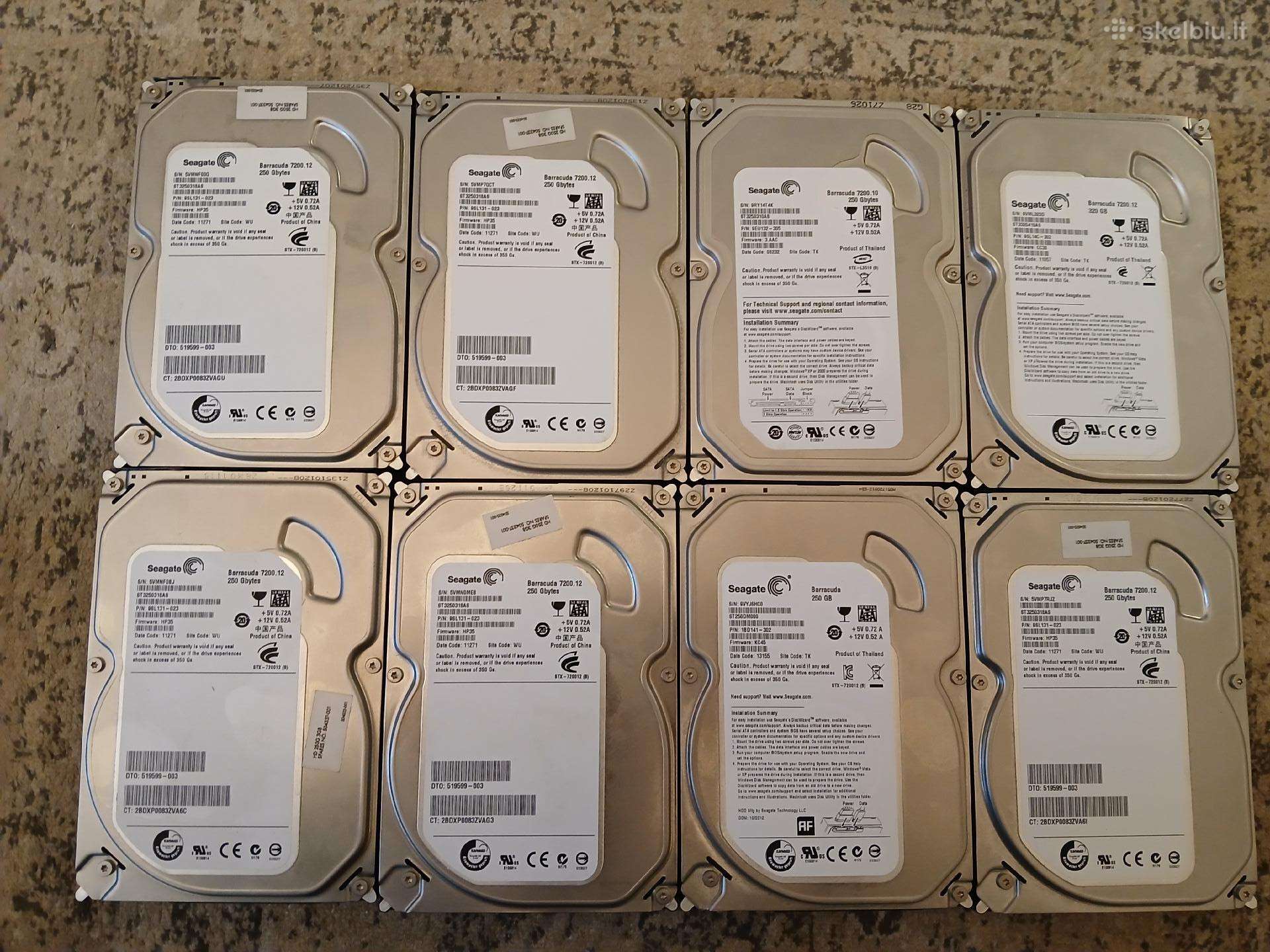 Seagate Barracuda 250 GB Sata HDD (St3250318as)