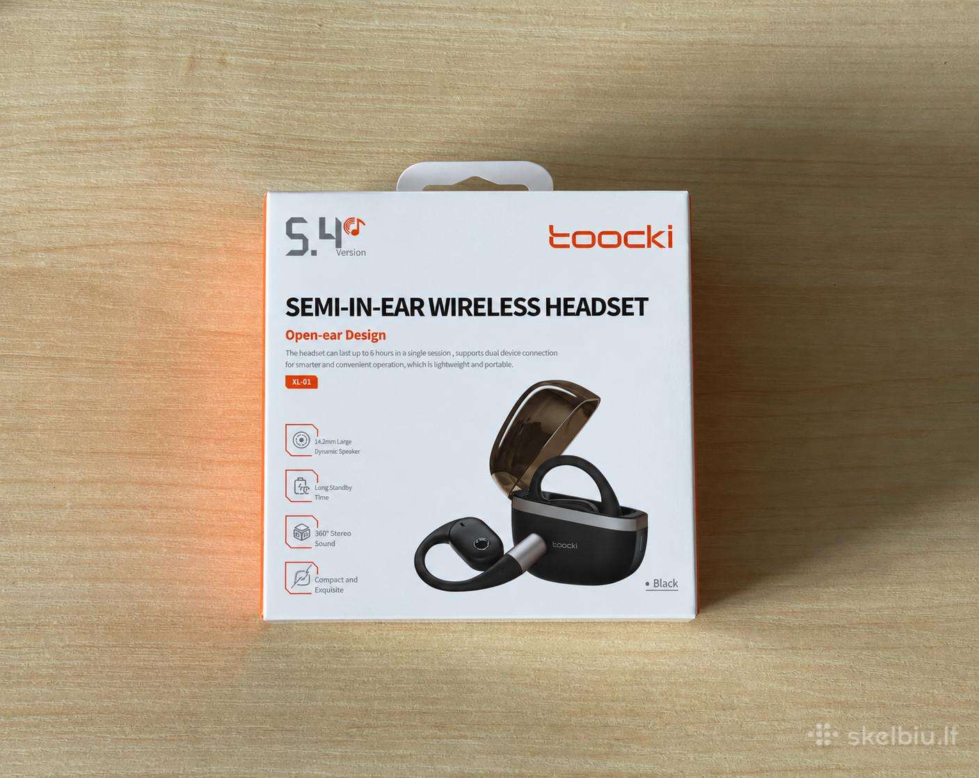 Belaidės Bluetooth ausinės Toocki XL-01 Open Ear