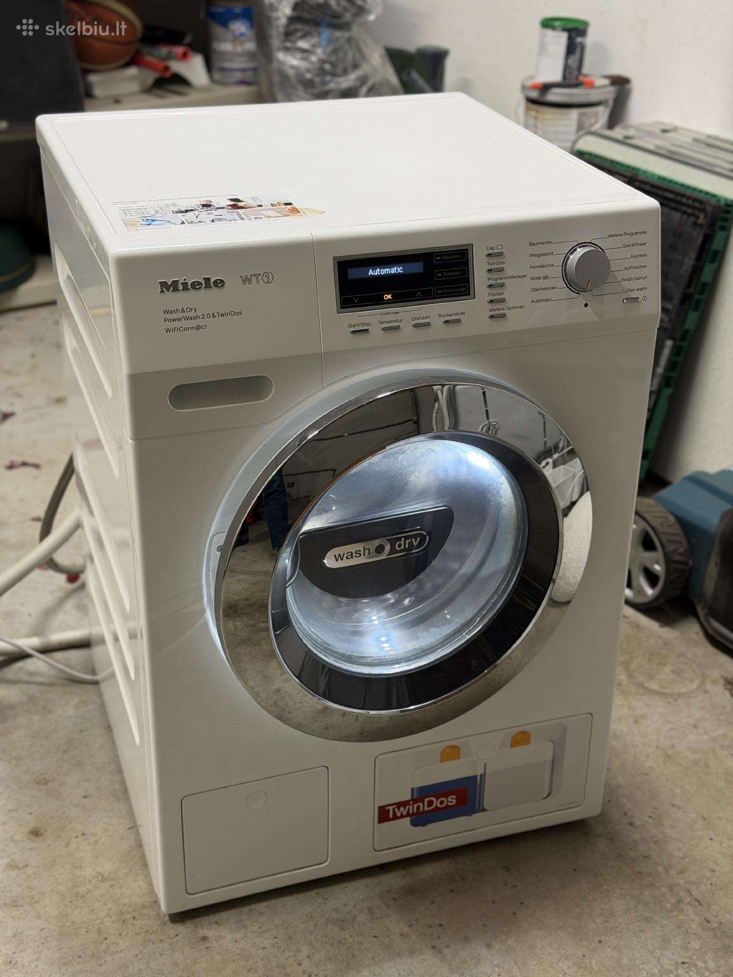 Miele 2in1 Skalbyklė-džiovyklė Wth 730 Wpm.