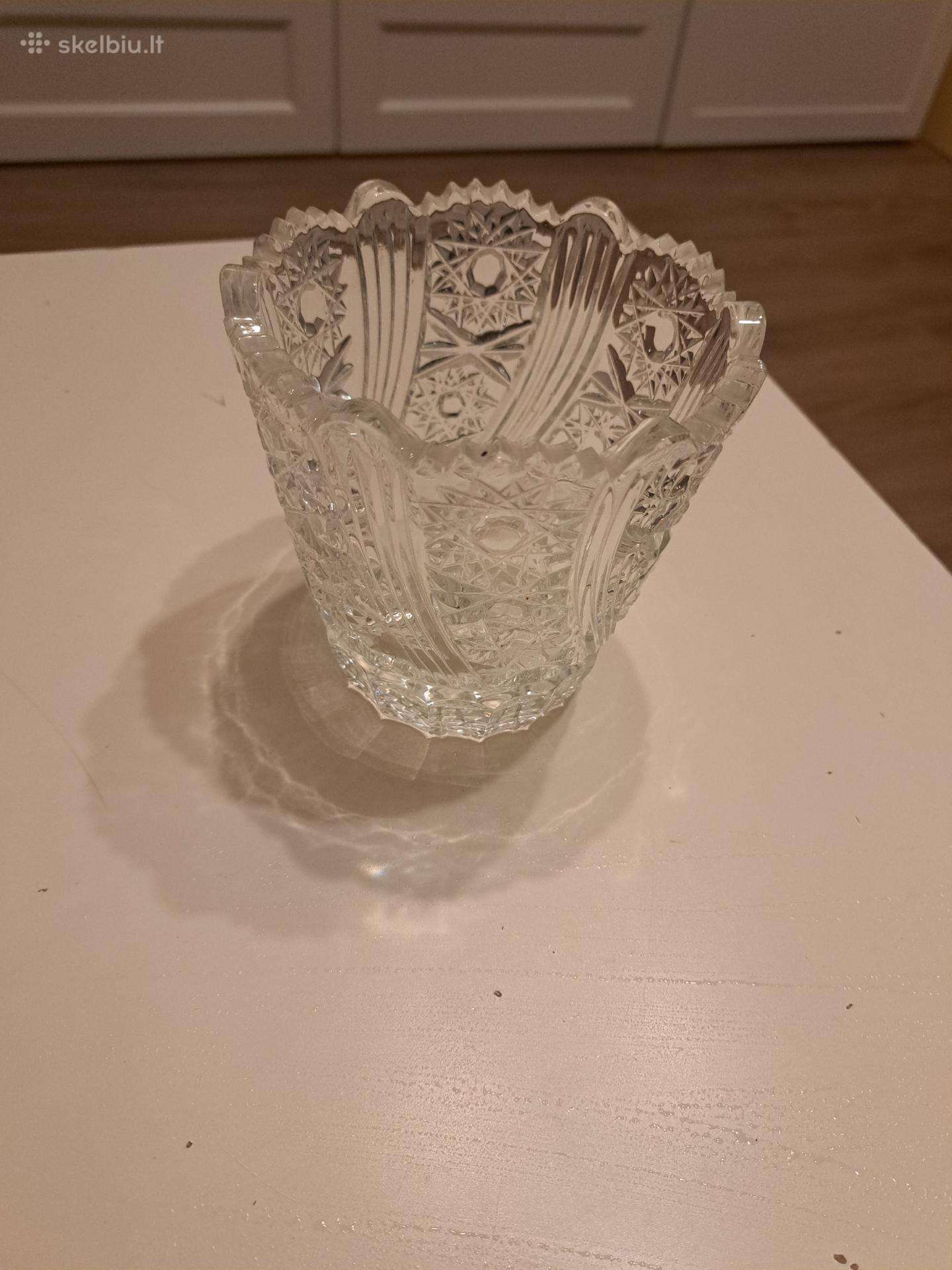Vintažinė krištolinė saldaininė / sausaininė