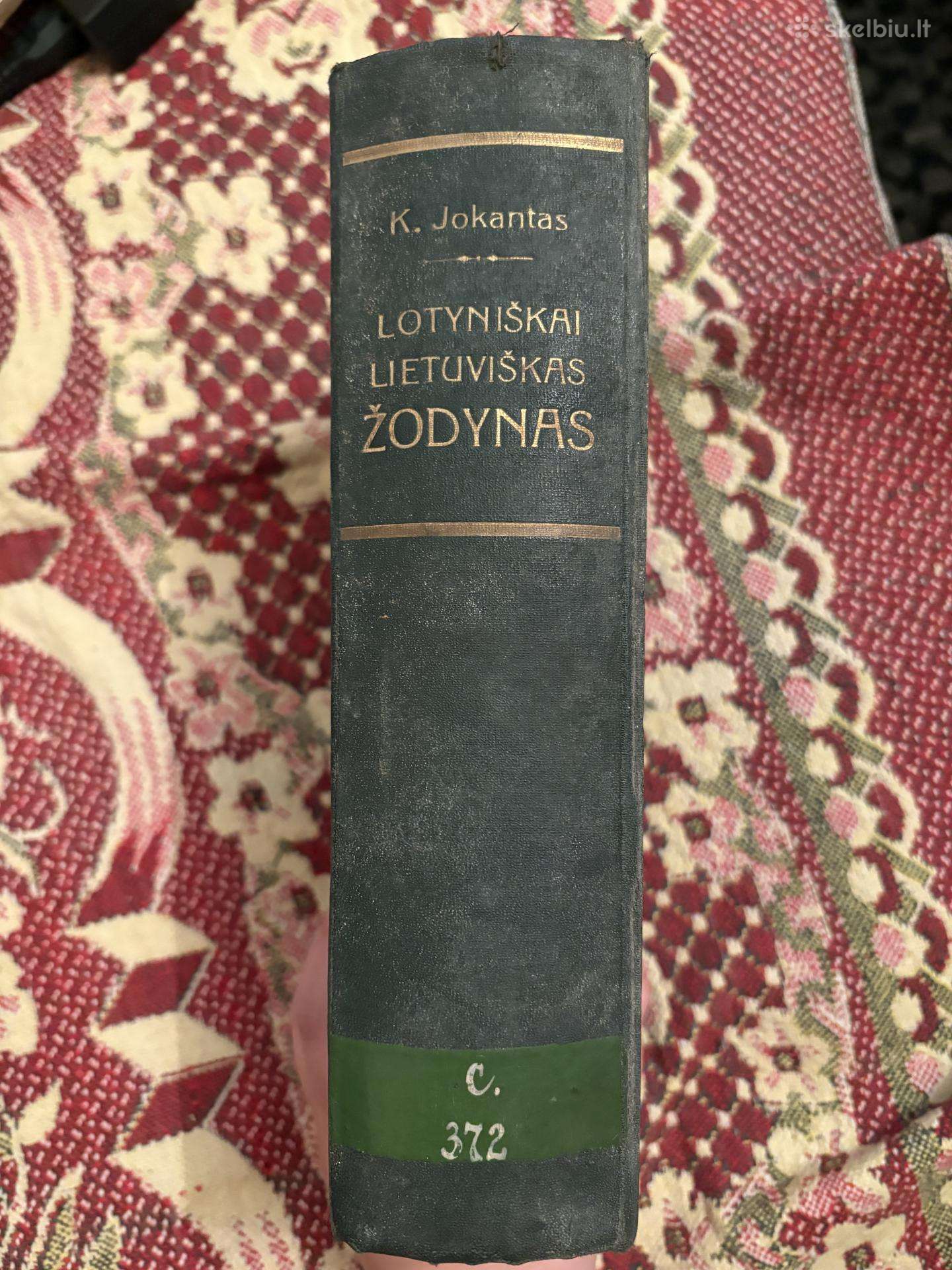 1936 metų lotynų-lietuvių žodynas