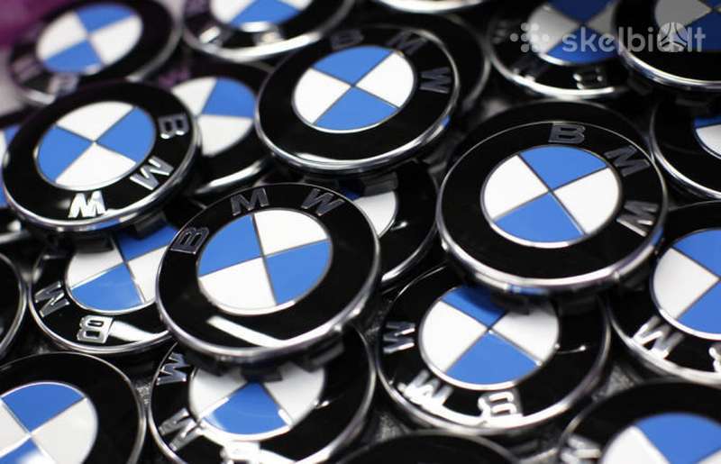 Bmw zenkliukai,zenkliukas,emblema Juodi Melyni