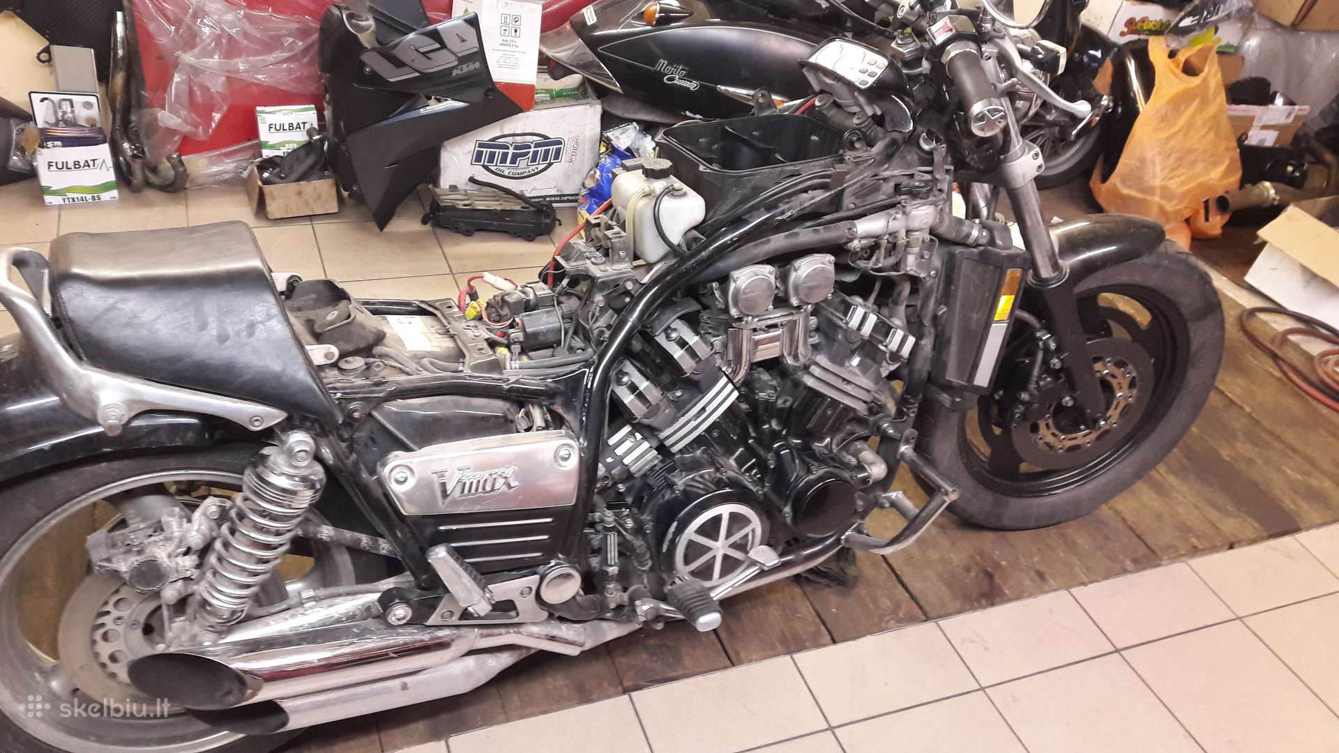 Motociklų,motorolerių remontas.dalys.diagnostika.