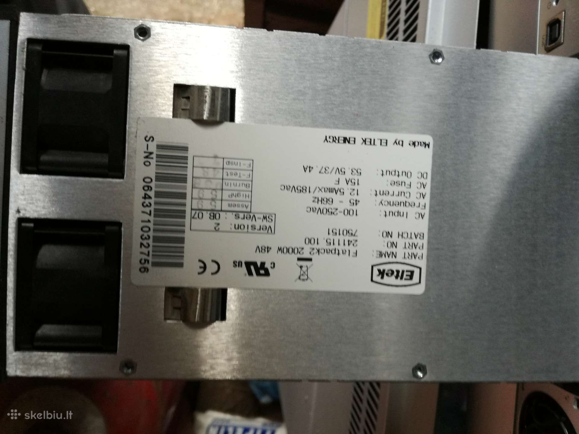 Eltek Ac/dc lygintuvas (rectifier) Skelbiu.lt