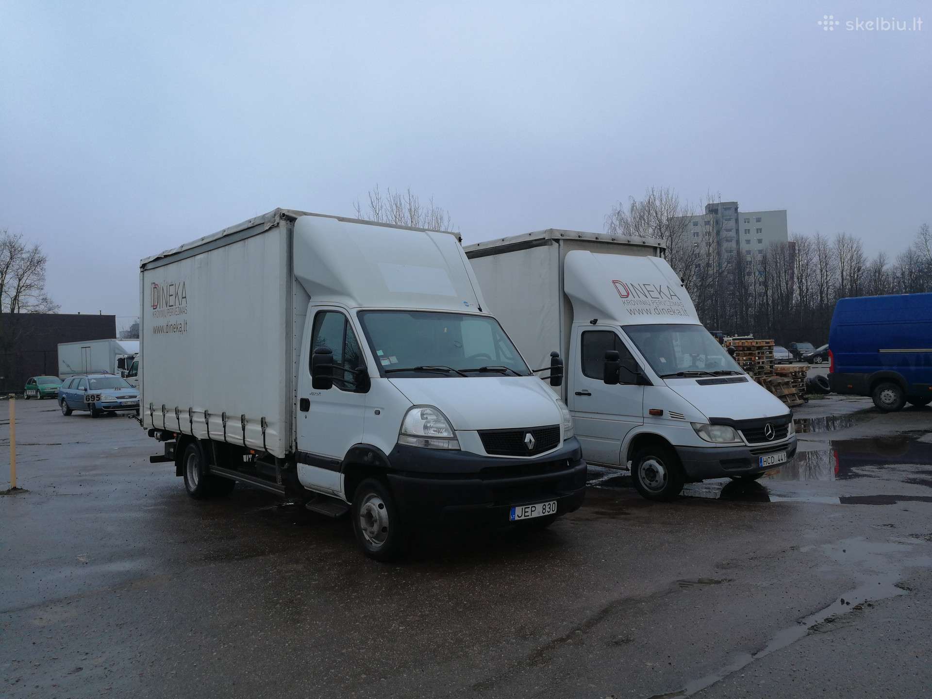 Krovinių pervežimas, Dineka, 3ton-14ton