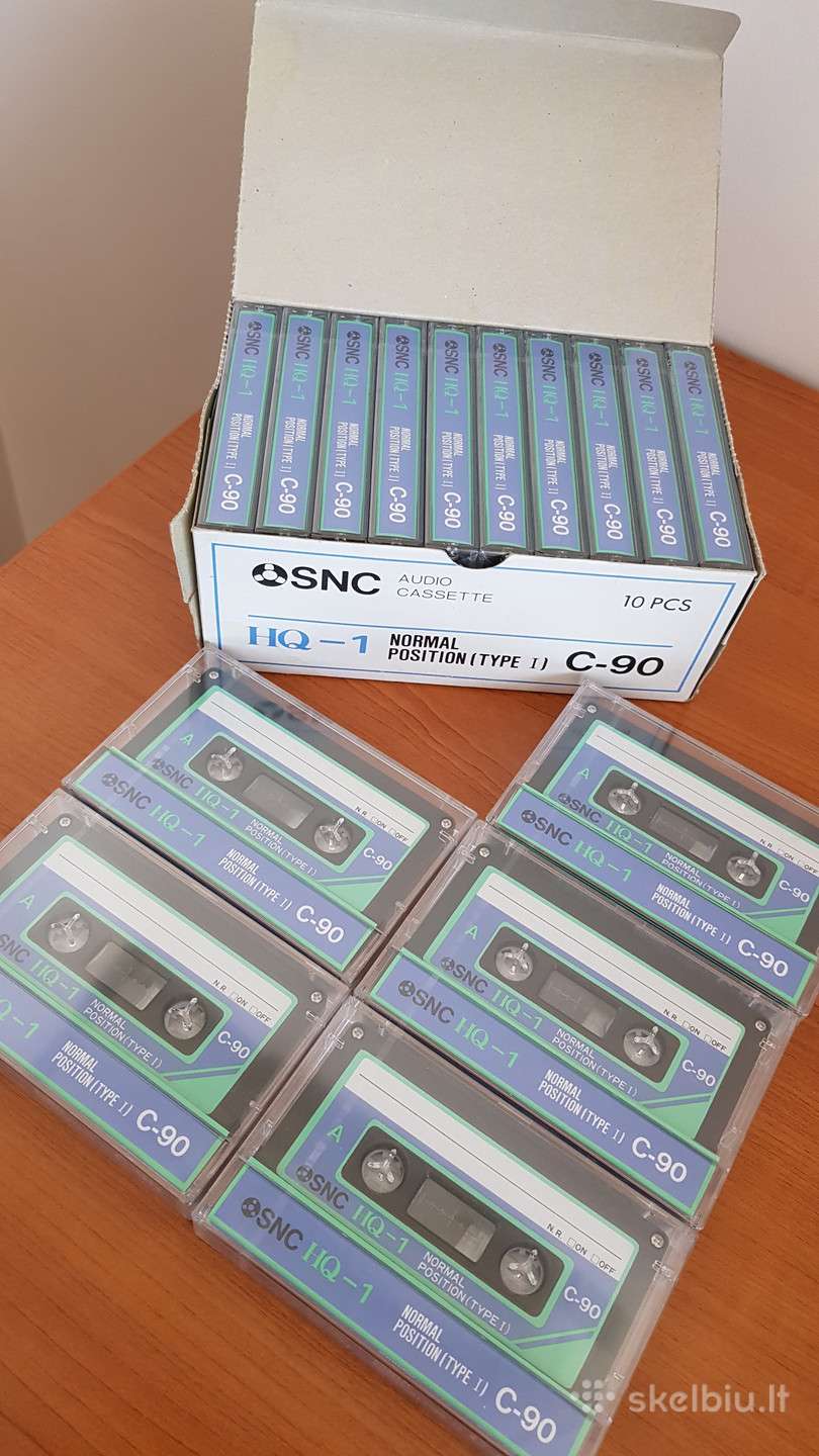 Naujos ir Naudotos Audio kasetės