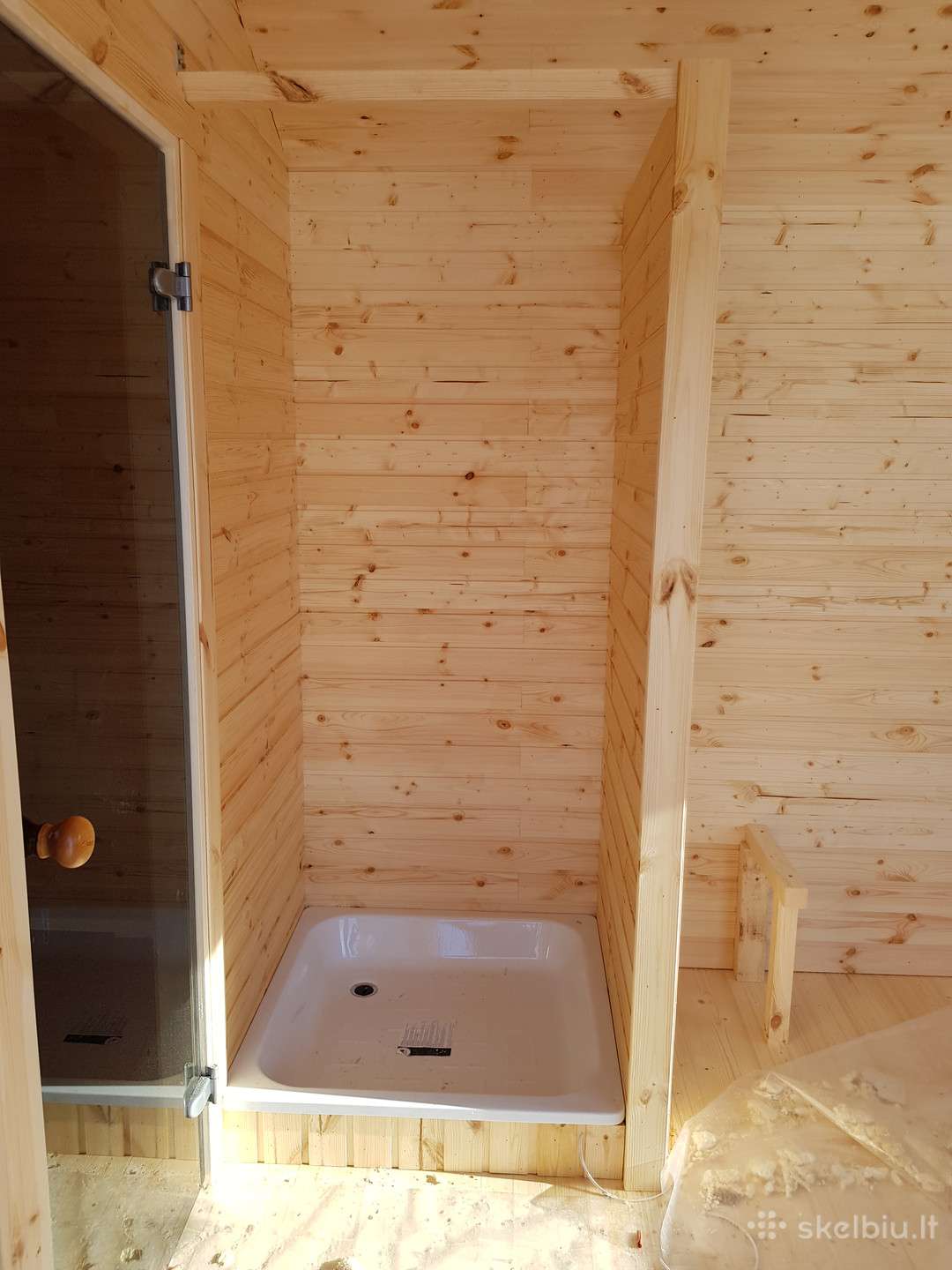 Pirtys nameliai pavėsinės medinis sandėliukas
