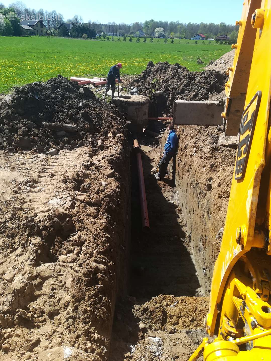 JCB 4cx, statybos transporto nuoma