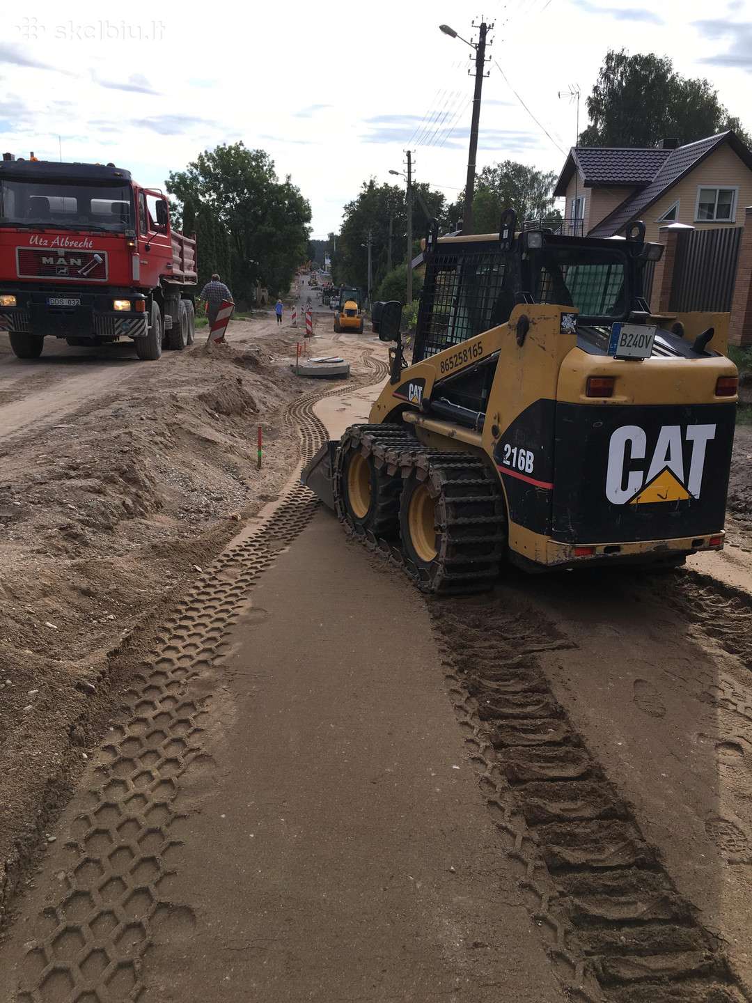 Caterpillar 226, statybos transporto nuoma
