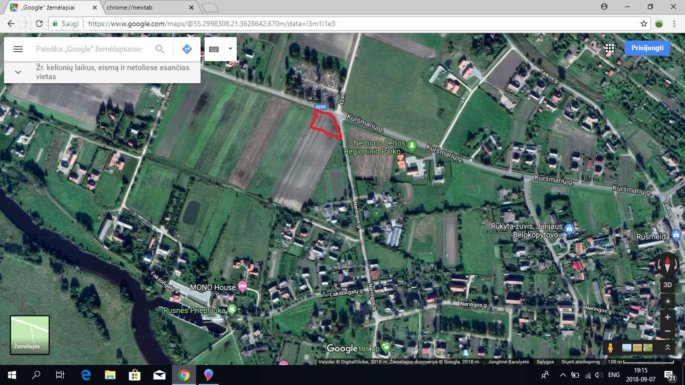 Parduodamas Namu Valdos Sklypas Rusneje