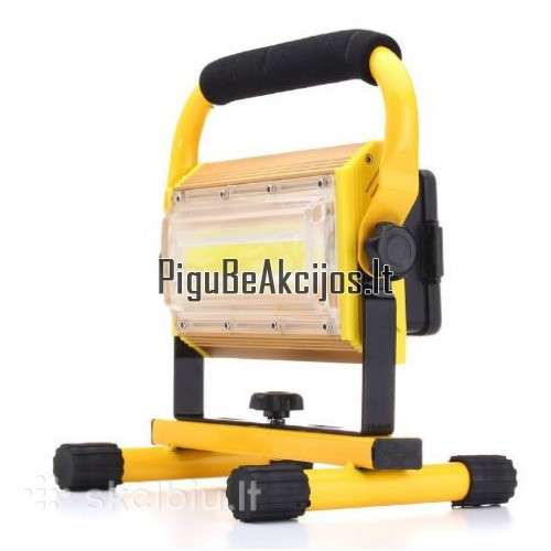 LED Cob pastatomas, pakraunamas prozektorius 30w