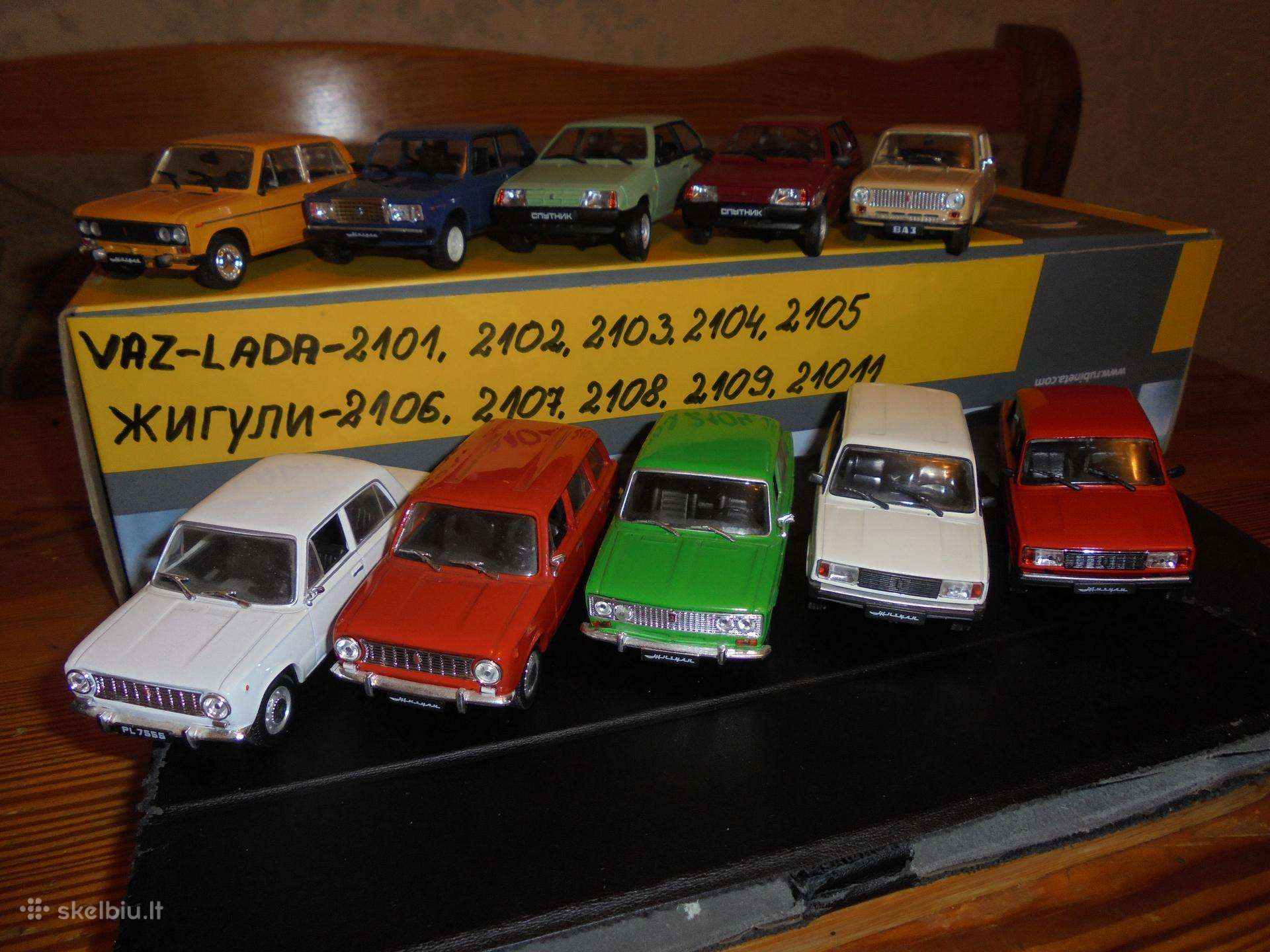 Lada Žiguliai modeliukai 1/43
